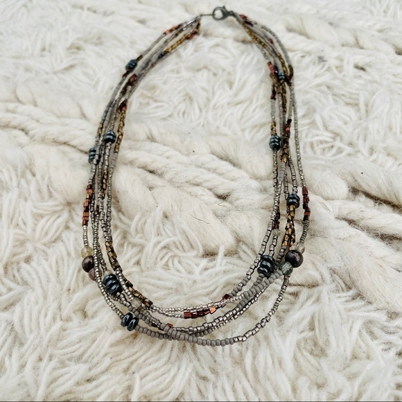 Handmade Multistrand‎ Necklace w/ Freshwater Pearls - Picture 4 of 6